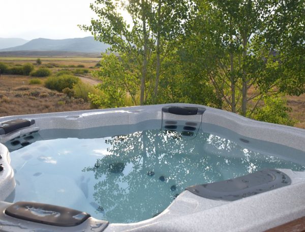 Relax in our Private 7 Person Hot Tub